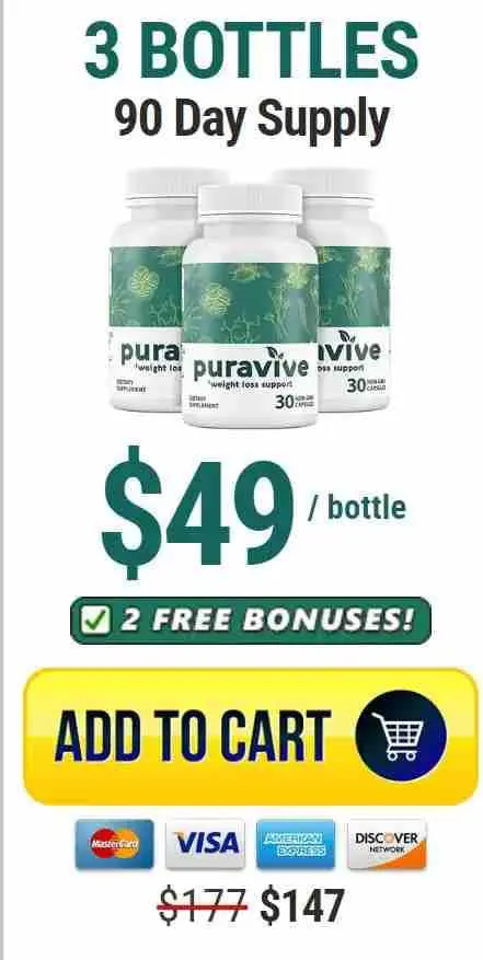 Puravive 3 bottle